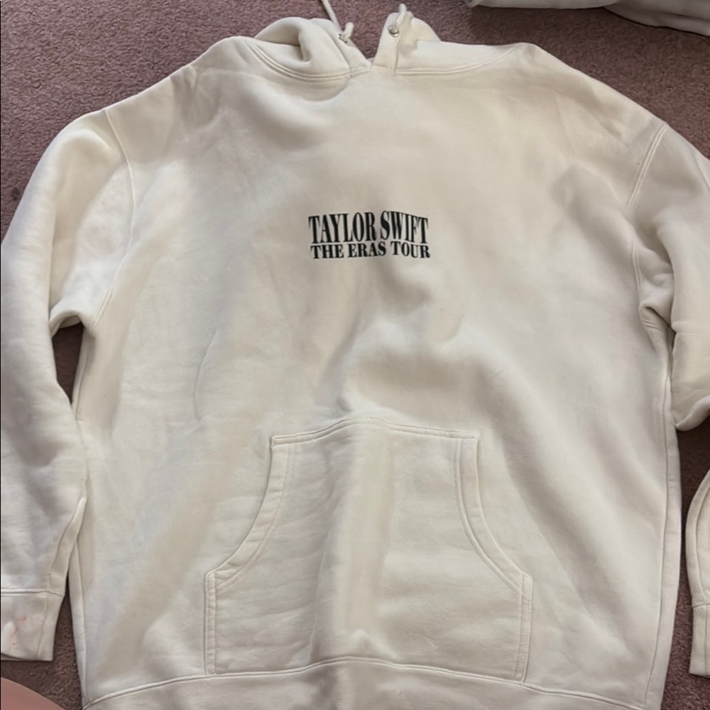 Taylor Swift The Eras Tour White Hoodie